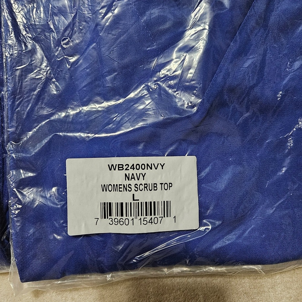 Walgreens High Performance Uniforms Blue Scrub Set Large New - Picture 2 of 4